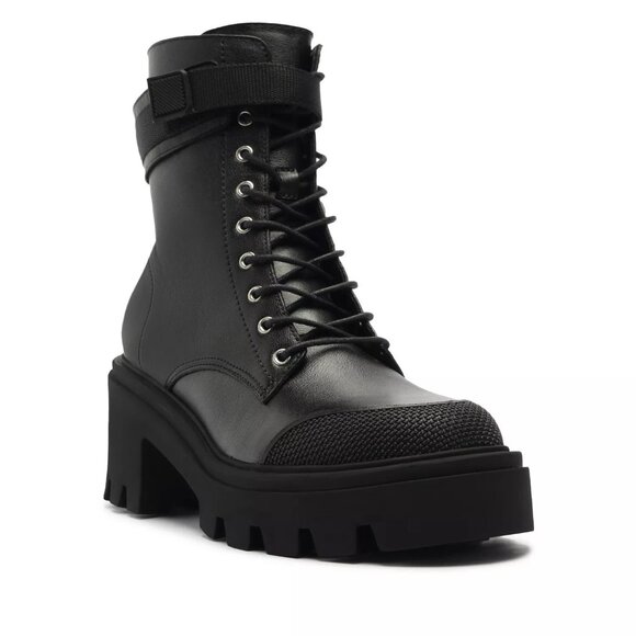 Schutz Women\'s Black Sarah Round Toe Boots, 10.5 B, NIB, MSRP : 238$ main image 6